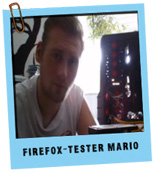Firefox Tester Mario Firefox Tester Mario